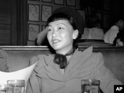 Chinese American actor Anna May Wong appears at a luncheon at the Brown Derby restaurant in Los Angeles on Oct. 29, 1942. (AP Photo, File)