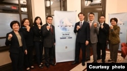 台湾ICAO行动团2022年9月27日在加拿大蒙特利尔进行国际交流(台湾民航局提供)