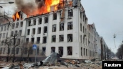 Rusia mengebom kota-kota di seluruh Ukraina pada jam sibuk dalam serangan balas dendam. (Foto: Reuters)
