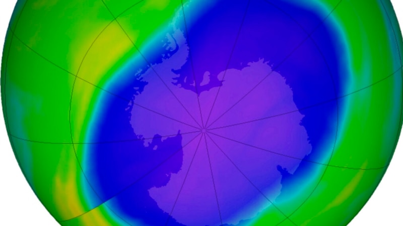 Ozone Hole Grows This Year but Still Shrinking in General