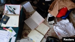 Um al-Banin's items, who was killed in a suicide attack in a tutoring center in Dasht-e-Barchi district in the west of Kabul, are seen in her home in Kabul, Oct. 2, 2022.