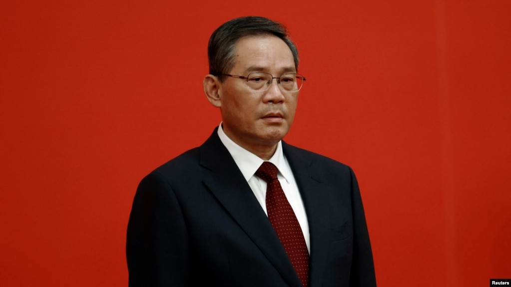 新一届中共中央政治局常委、预计明年可能会出任总理的李强(photo:VOA)