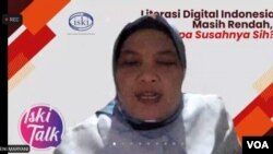 Pakar Ilmu Komunikasi dari UNPAD, Profesor Eni Maryani (foto: Yudha Satriawan/VOA)