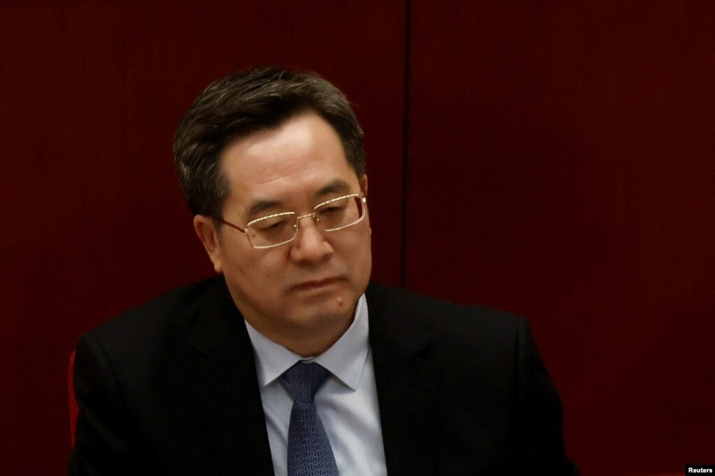 资料照：时任中共中央办公厅主任的丁薛祥(photo:VOA)