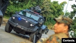 Ahora los cercos militares como este de Comasagua son más comunes de ver en El Salvador. [Fotos cortesía del Gobierno de El Salvador]
