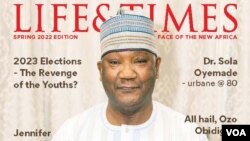 Aliyu Mustapha on Magazine cover