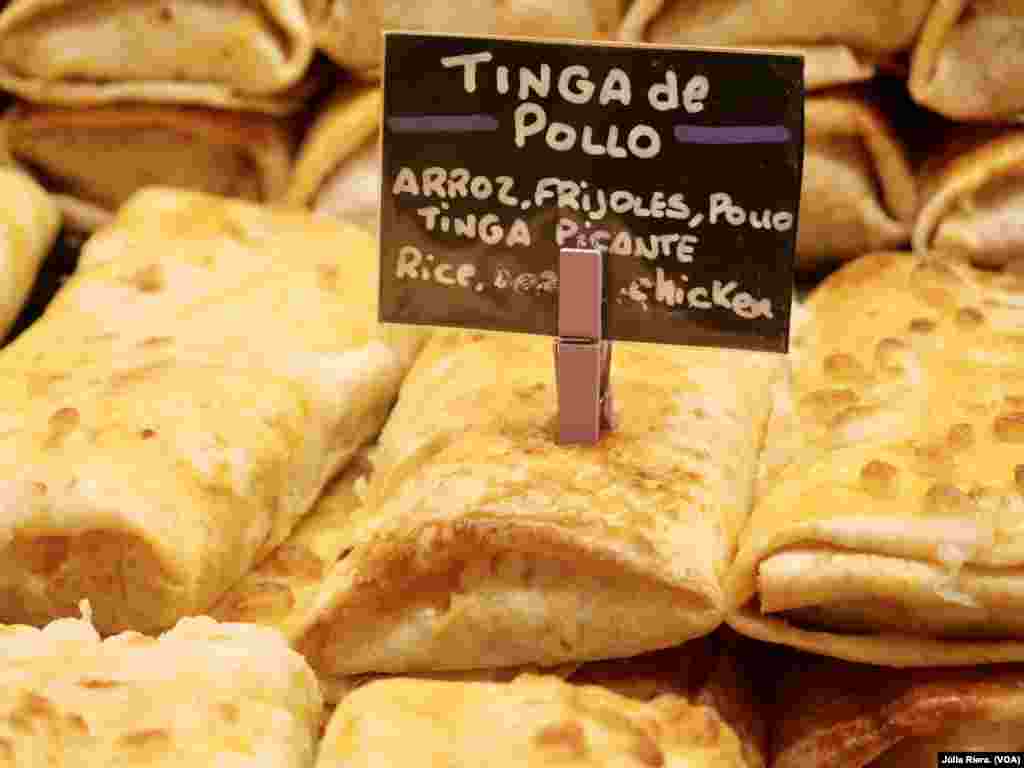 La tinga de pollo, originaria de la gastronomía mexicana, también es uno de los productos latinoamericanos que se venden en La Boqueria.