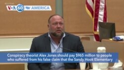 VOA60 America - Alex Jones Ordered to Pay $965 Million for Sandy Hook Lies