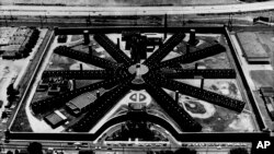 FILE - Holmesburg Prison, in the northeast section of Philadelphia, Pennsylvania, is shown in this aerial view from 1970.