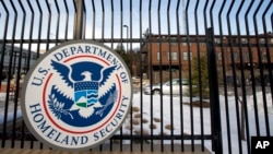 FILE - The headquarters of the U.S. Department of Homeland Security, which includes the Cybersecurity and Infrastructure Security Agency, is seen in northwest Washington, Feb. 25, 2015.