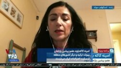 امینه کاکه‌باوه،عضو پیشین پارلمان سوئد: ترکیه و دیگر کشورهای منطقه از سرایت اعتراضات ایران می‌ترسند