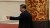 资料照：中共领导人习近平在北京人大会堂出席中共二十大后与媒体见面。（2022年10月23日）