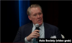 中國戰略集團總裁兼CEO張克斯（Chris Johnson) (亞洲協會會議視頻截圖）