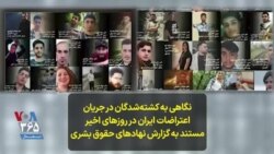 نگاهی به کشته‌شدگان در جریان اعتراضات ایران در روزهای اخیر مستند به گزارش نهادهای حقوق بشری