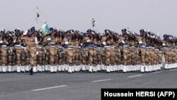 ARCHIVES - Défilé militaire lors des cérémonies marquant le 41e anniversaire de l'indépendance de Djibouti, le 27 juin 2018. 