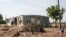 Au nord-est du Nigeria, un des bâtiment par Boko Haram.