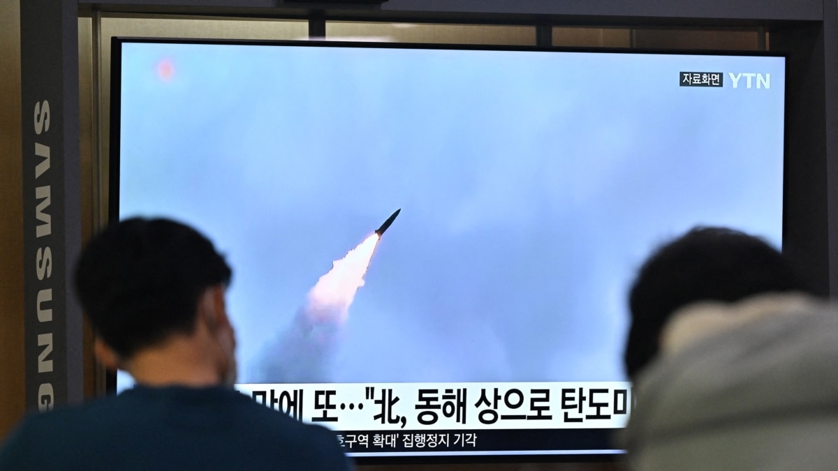 South Korea’s Joint Chiefs of Staff ‘North Korea launches ballistic missiles into East Sea’