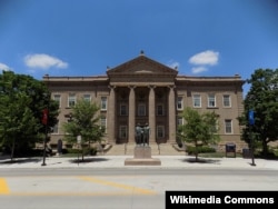 Lippincott Hall, home of Kansas University's Indigenous Studies Program, where Indigenous remains and artifacts have been stored.