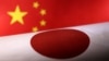 中国与日本国旗图示