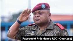 Chef d'état-major général to mokambi ya mampinga manso ma Ekolo Congo démocratique, général Christian Tshiwewe, na Kinshasa, 4 octobre 2022 (Facebook/Présidence RDC)