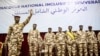 FILE - Chad's President Mahamat Idriss Deby gestures in N'Djamena, Aug. 20, 2022. The president appointed a new civilian defense minister on Oct. 21, 2023.