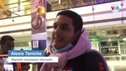 Alexis Taniche, migrante venezolano retornado desde EEUU