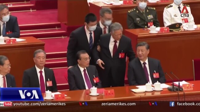 Kinë, video e re tregon largimi i ish presidentit Hu nga Kongresi i Partisë 
