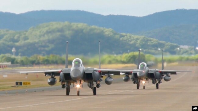 한국 공군 F-15K 전투기 (자료사진)