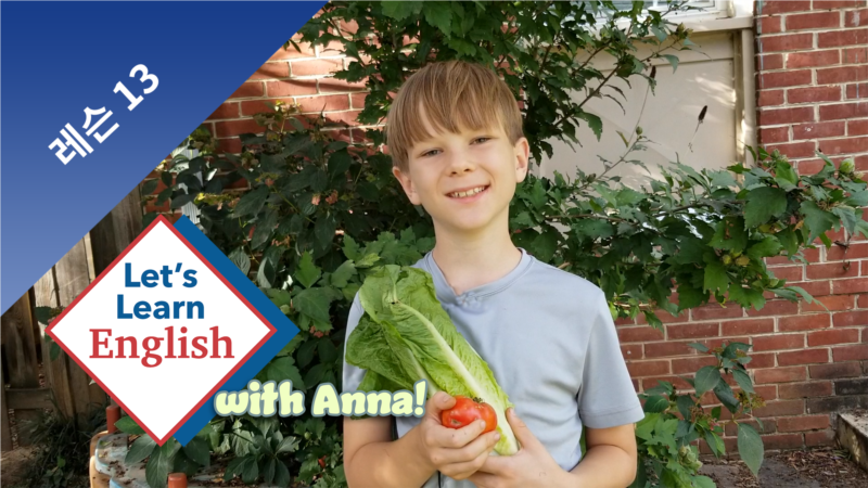 레슨 13: 	파머스마켓에는 뭐가 있나요?