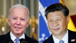 Rais wa MarekaniJoe Biden na mwenzake wa China Xi Jinping 