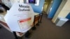 FILE - A measles sign is seen at the Texas Tech University Health Sciences Center in Lubbock, Texas, Feb. 25, 2025.