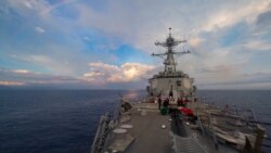 美加戰艦聯合穿越台灣海峽 中國譴責“挑釁滋事”