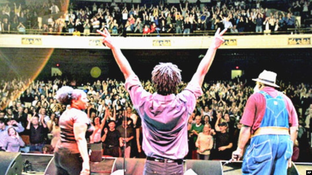 The Playing for Change Band performed in Boston in October 2009
