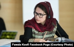 Mantan wakil ketua parlemen Afghanistan, Fawzia Koofi (foto: dok).
