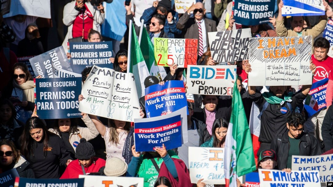 Protest advokata koji zastupaju prava migranata u Vašingtonu