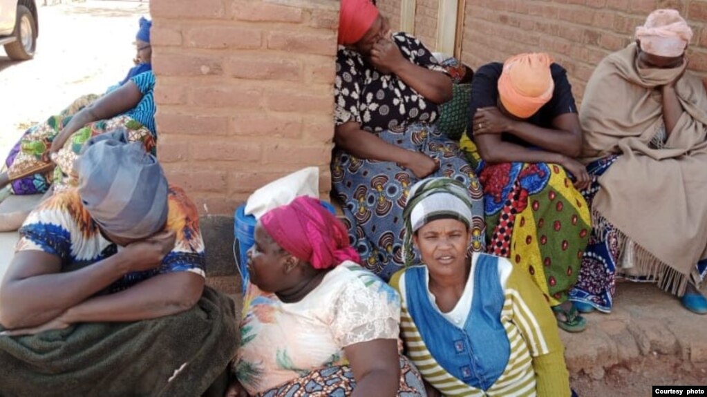 FILE - Refugees at the Dzaleka refugee camp in Malawi are protesting the removal of 600 refugee families from the World Food Program's list of people receiving food rations. Nov. 4, 2022. (Photo courtesy of the protesters.)