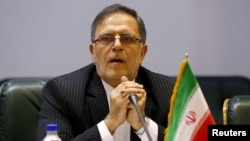 FILE - Valiollah Seif, Governor of Central Bank of Iran.