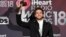 Zedd poses in the press room with the award for dance song of the year for "Stay" at the iHeartRadio Music Awards at The Forum in Inglewood, Calif., March 11, 2018.