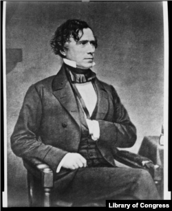 Franklin Pierce photograph by Mathew Brady, between 1855 and 1865