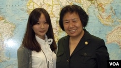 Sasha Gong with Intern Dan Shen