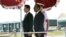 Italian Premier Giuseppe Conte, left, and Ethiopian Prime Minister Abiy Ahmed Ali stand attention at they review the guard of honor, in Addis Ababa, Ethiopia, on the occasion of an official visit, Oct. 11, 2018.