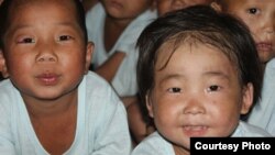 북한 황해남도 해주 고아원의 어린이들. 미션 이스트 제공. (자료사진)