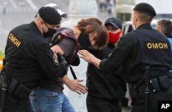 затримання учасників протестів в Мінську 14 липня