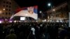 TV pemerintah Serbia Dikepung Pendemo Anti-Pemerintah