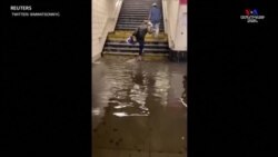 Իդա փոթորկի հետևանքով Նյու Յորքի մետրոյի կանգառները լցվել են ջրով