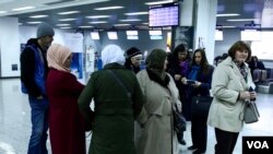 Majke Srebrenice na sarajevskom aerodrom, 19. mart 2019.