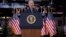 លោក​ប្រធានាធិបតី Joe Biden ថ្លែង​សុន្ទរកថា​ស្តីពី​ការចំណាយ​ផ្នែក​ហេដ្ឋារចនាសម្ព័ន្ធ​នៅ​មជ្ឈមណ្ឌល​បណ្តុះបណ្តាល Carpenters Pittsburgh នៅ​ថ្ងៃពុធ ទី៣១ ខែមីនា ឆ្នាំ២០២១ នៅ​ទីក្រុង Pittsburgh រដ្ឋ Pennsylvania។