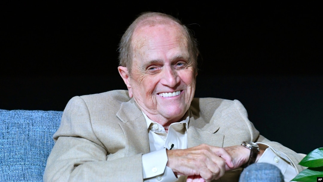 FILE - Bob Newhart participates in a discussion at "The Rise of the Cerebral Comedy: A Conversation with Bob Newhart" on Aug. 8, 2017, in North Hollywood, California. Newhart died on July 18, 2024, at age 94. (Television Academy via AP)