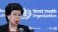 World Health Organization (WHO) Director-General Margaret Chan addresses the media on WHO's health emergency preparedness and response capacities in Geneva, Switzerland, July 31, 2015. 