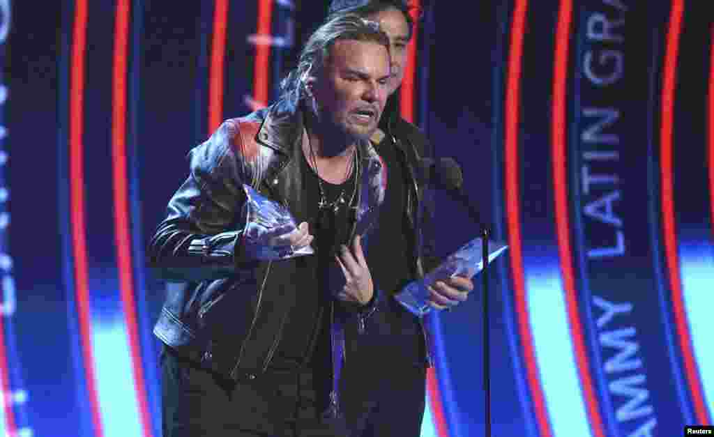 El grupo mexicano Maná receives el Latin Grammy como Persona del Año 2018.